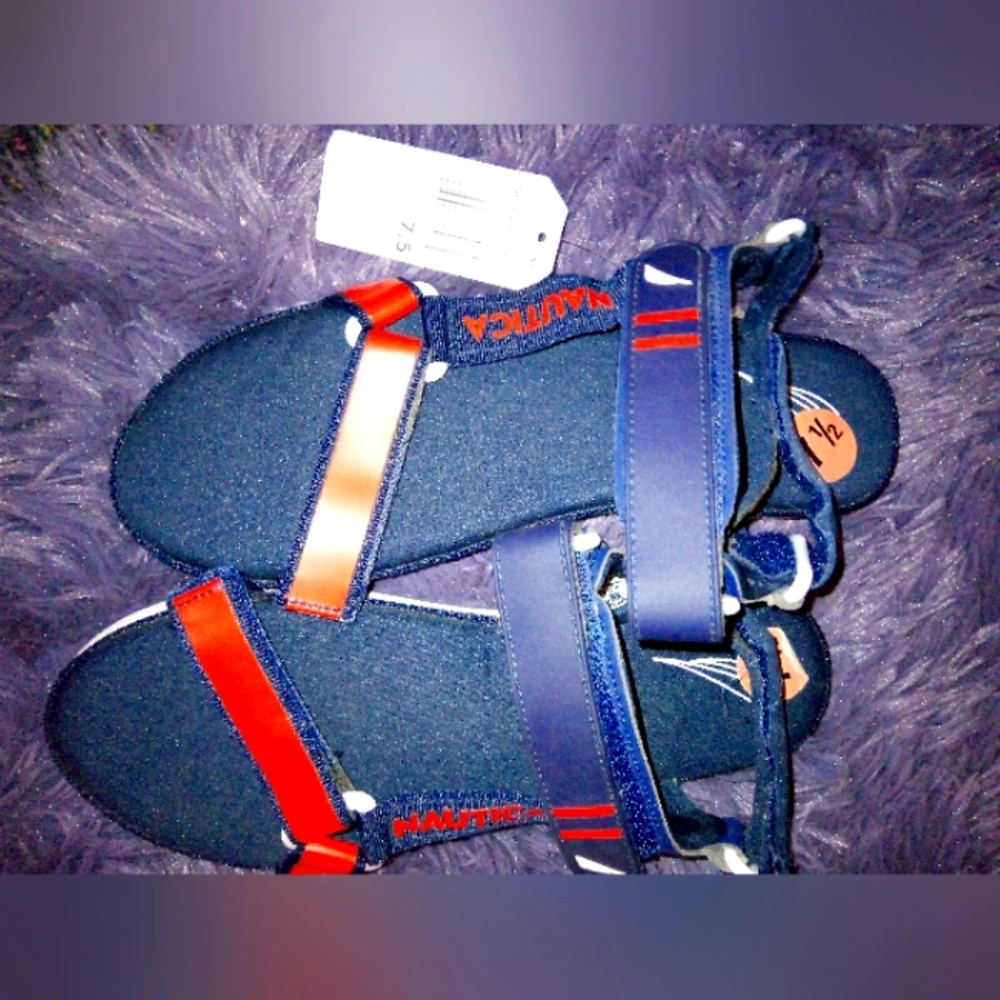 Blue Nautica sandals